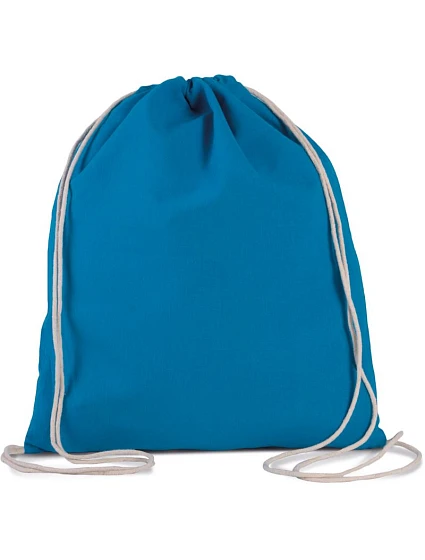 Kimood KI 0147 Sportovní vak z bio bavlny 19.0147 tropical blue Kimood KI 0147 Sportovní vak z bio bavlny 19.0147 tropical blue