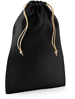 Westford Mill W 415 Jutový pytel se stahovacími šňůrkami 50.0415 black/natural Westford Mill W 415 Jutový pytel se stahovacími šňůrkami 50.0415 black/natural