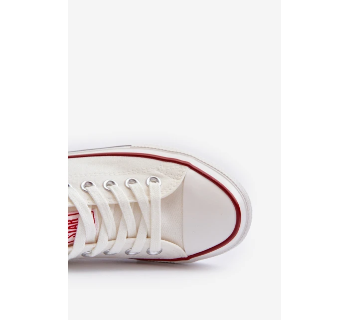 Nízké dámské tenisky Big Star NN274274 Bílé Nízké dámské tenisky Big Star NN274274 Bílé