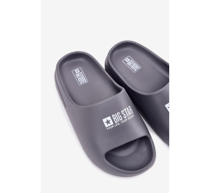 Pěnové Pánské Sandály S Big Star Šedé model 21693090 - Big Star Shoes Pěnové Pánské Sandály S Big Star Šedé model 21693090 - Big Star Shoes