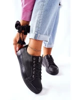 Women's Sneakers On A Platform BIG STAR II274345 Black Women's Sneakers On A Platform BIG STAR II274345 Black