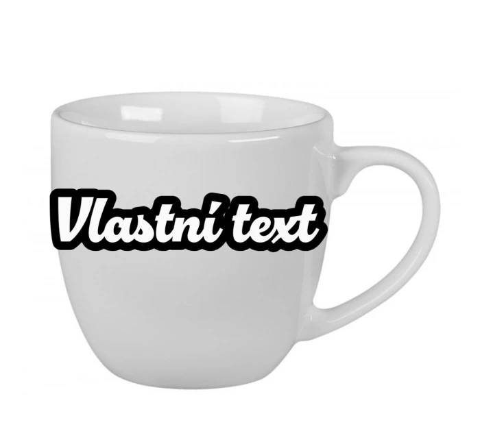 Personalizovaný keramický hrnek 400 ml s obrysem 