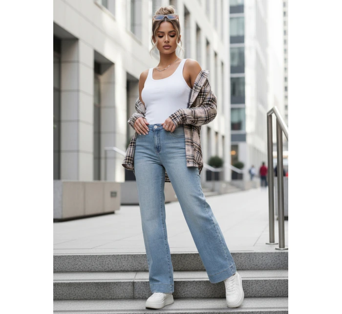 Jeansy damskie z  niebieskie model 22032219 - FashionStreet