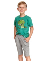 Chlapecké pyžamo tmavě zelené s model 16166569 - Taro