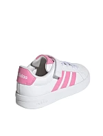 Dětská obuv adidas Grand Court 3.0 white and pink JP9371