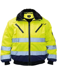 Korntex KXPJ – Oslo Hi-Vis pilotní bunda 76.KXPJ yellow/navy