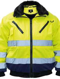 Korntex KXPJ – Oslo Hi-Vis pilotní bunda 76.KXPJ yellow/navy