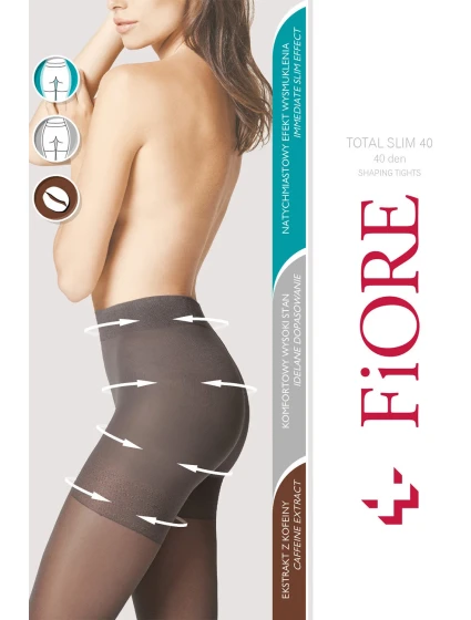 Total Slim 40 den model 18031397 kolor:graphite - Fiore