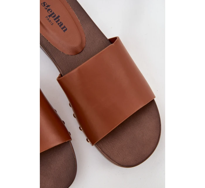 Dámské pantofle s přezkami Camel Terissa