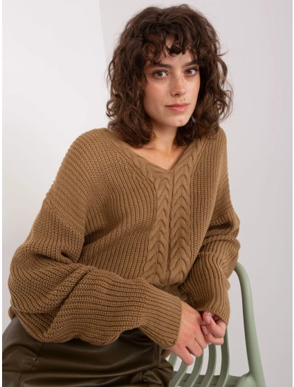 BA SW 8028 jumper.36P velbloud