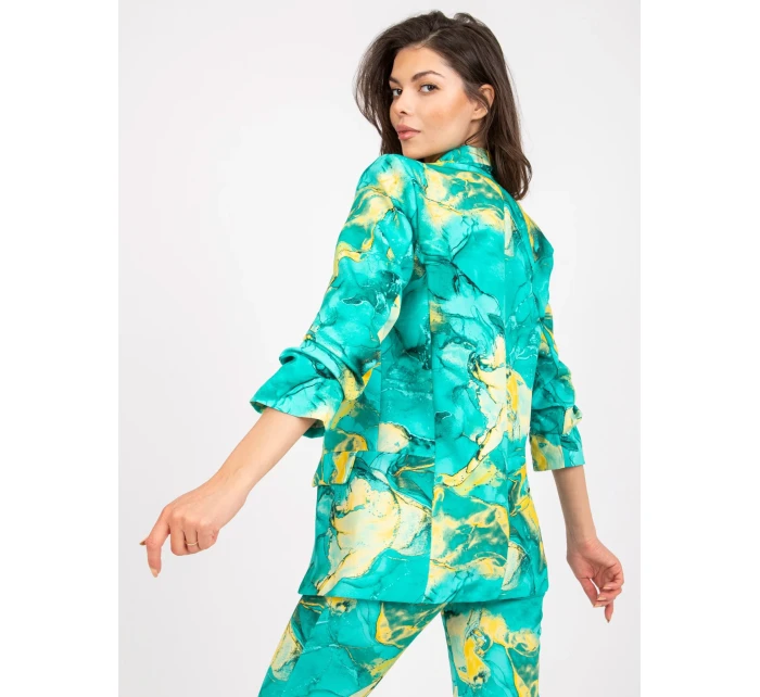 Dámské sako DHJ MA 7684A 1.22X tyrkysové