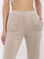 Kalhoty DHJ SP model 21034928 béžové - FPrice Kalhoty DHJ SP model 21034928 béžové - FPrice