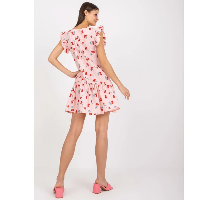 Šaty LK SK 506950 1.12P světle růžová Šaty LK SK 506950 1.12P světle růžová