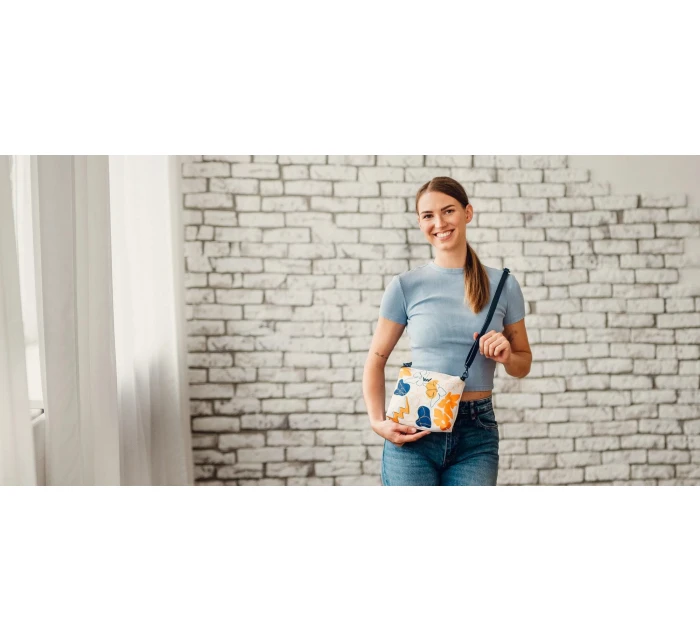 Kabelka VUCH Nuria Flowers Line Apricot