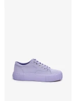 Dámské textilní tenisky Big Star – fialové Dámské textilní tenisky Big Star – fialové