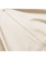 Dámská rozepínací mikina v barvě ecru 68W08- J.Style