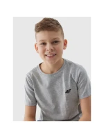 Hladké bavlněné tričko pro model 21431097 Junior - 4F Hladké bavlněné tričko pro model 21431097 Junior - 4F