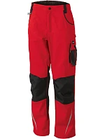JN 832 (4260) Pracovní kalhoty Strong model 22491530 red/black - Daiber
