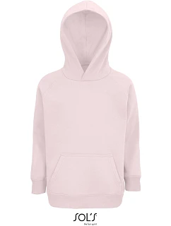 SOL'S Stellar Kids Dětská raglánová mikina s kapucí z bio bavlny 25.3576 pale pink