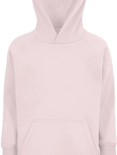 SOL'S Stellar Kids Dětská raglánová mikina s kapucí z bio bavlny 25.3576 pale pink