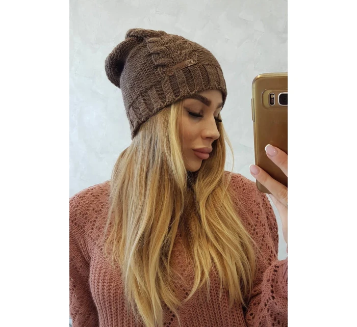 Fleecová čepice Ula K271 cappuccino Fleecová čepice Ula K271 cappuccino