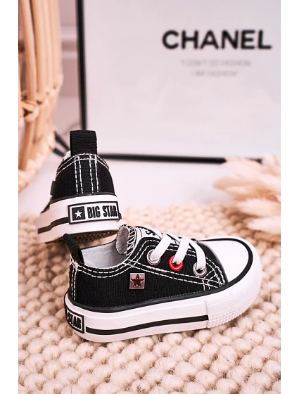 Dětské Klasické Tenisky Nízké BIG STAR model 21545367 Černé - Big Star Shoes