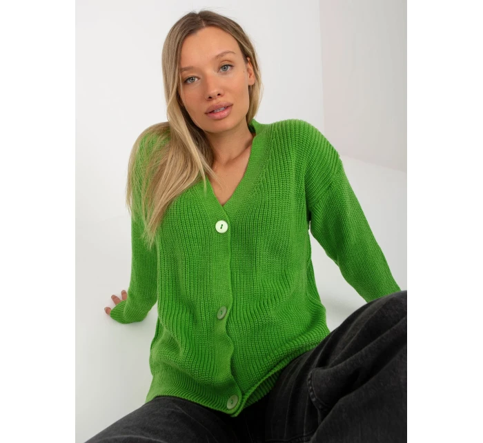 Dámský svetr LC SW 0321 světle zelený Dámský svetr LC SW 0321 světle zelený