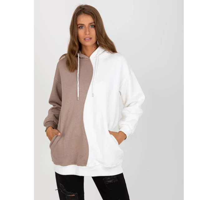 Mikina RV BL 8233.32X bílá béžová