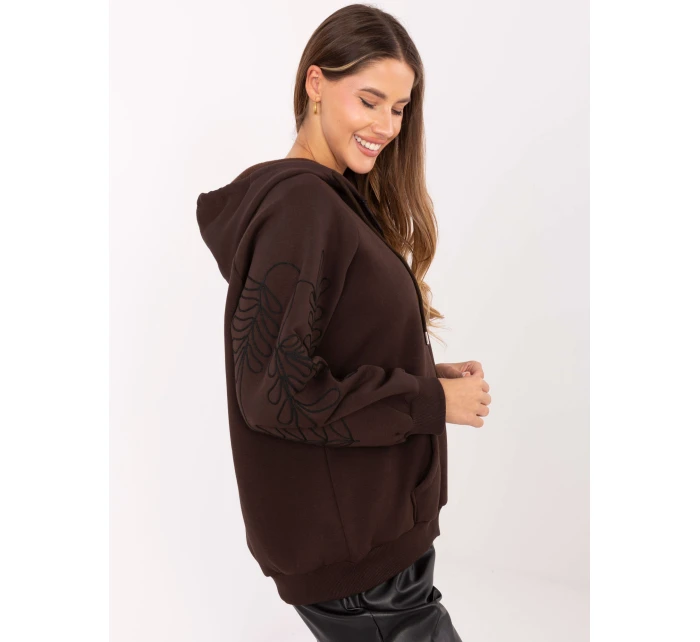 Bluza RV BL model 21421300 ciemny brązowy - FPrice Bluza RV BL model 21421300 ciemny brązowy - FPrice