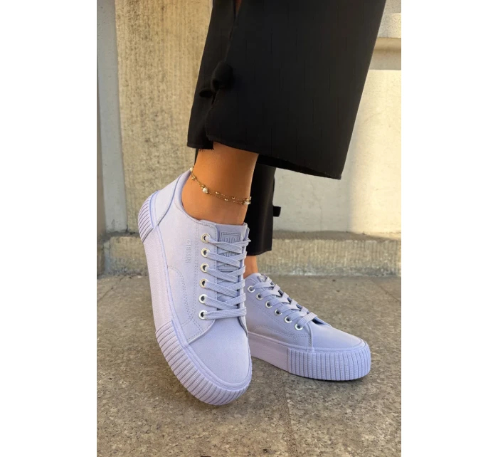 Dámské textilní tenisky Big Star – fialové Dámské textilní tenisky Big Star – fialové