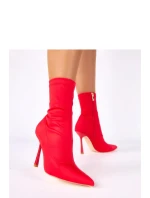 Boty na podpatku model 222901 Solea Boty na podpatku model 222901 Solea