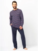 Pánské pyžamo Key MNS 316 B25 délka/r M-2XL Pánské pyžamo Key MNS 316 B25 délka/r M-2XL