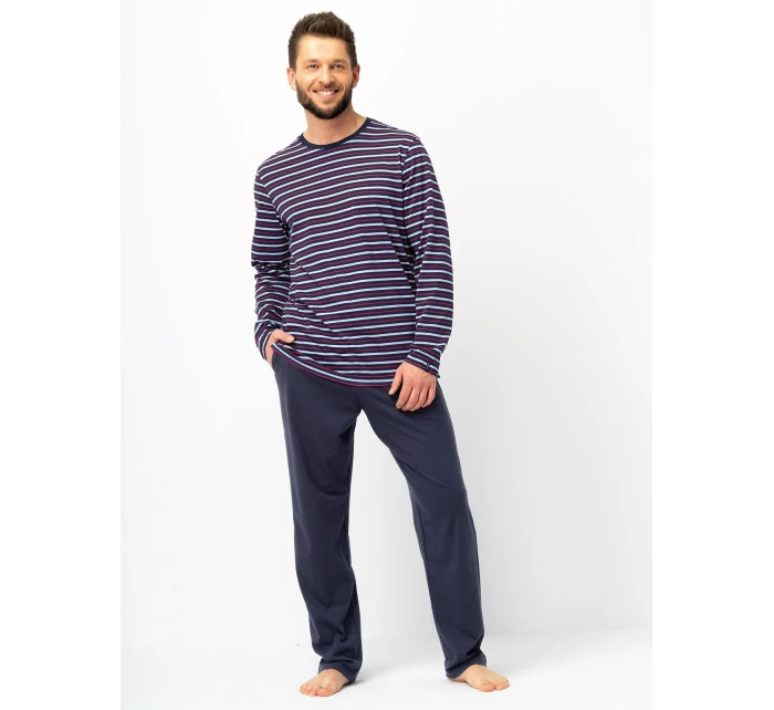 Pánské pyžamo Key MNS 316 B25 délka/r M-2XL Pánské pyžamo Key MNS 316 B25 délka/r M-2XL