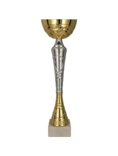 Zlatý a stříbrný kovový pohár TUMA S