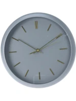 Nástěnné hodiny PP 30x4,5 cm šedé