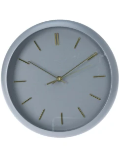 Nástěnné hodiny PP 30x4,5 cm šedé