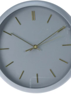 Nástěnné hodiny PP 30x4,5 cm šedé
