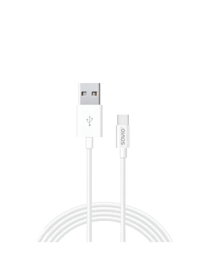 Kabel SAVIO CL-125 (USB typ C - USB 2.0 typ A ; 1m; bílá barva)