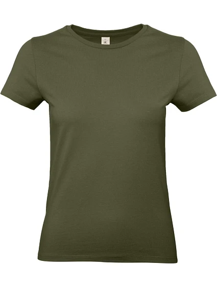 B&C #E190 /women Dámské tričko z těžké bavlny 01.004T urban khaki B&C #E190 /women Dámské tričko z těžké bavlny 01.004T urban khaki