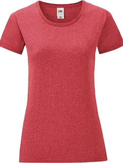 LadyFit Iconic 150 T Dámské tričko model 22429476 heather red - Fruit of the Loom