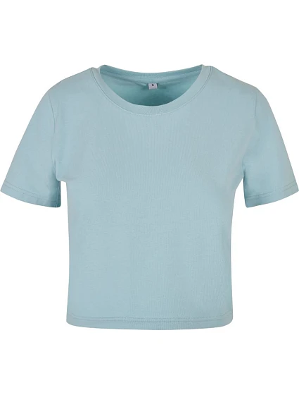 Build your Brand BY 042 Těžký dámský crop top 56.0042 ocean blue Build your Brand BY 042 Těžký dámský crop top 56.0042 ocean blue