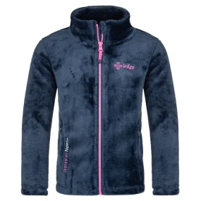 Dívčí fleecová mikina ERIN-JG Tmavě modrá - Kilpi