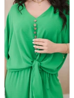 Souprava halenky a kalhot světle zelená Souprava halenky a kalhot světle zelená