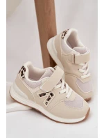 Dětské sportovní tenisky na suchý zip béžové Galisse Dětské sportovní tenisky na suchý zip béžové Galisse
