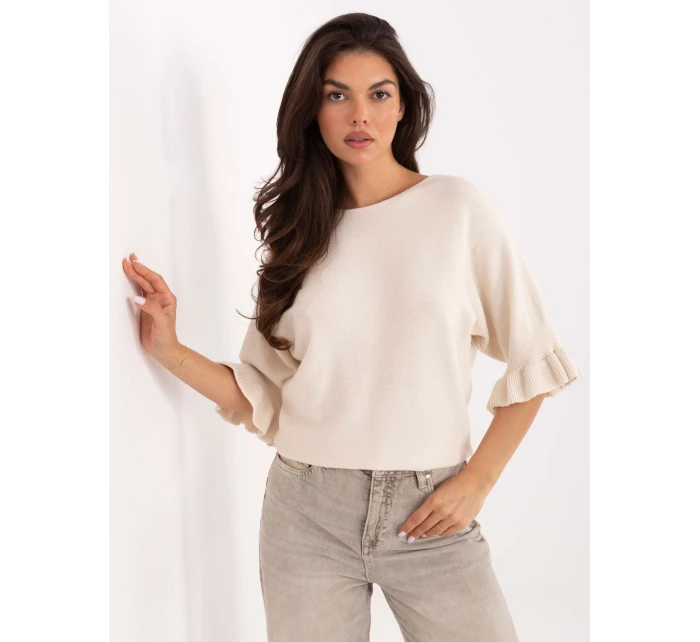 Jumper IT SW 99244.65 světle béžový