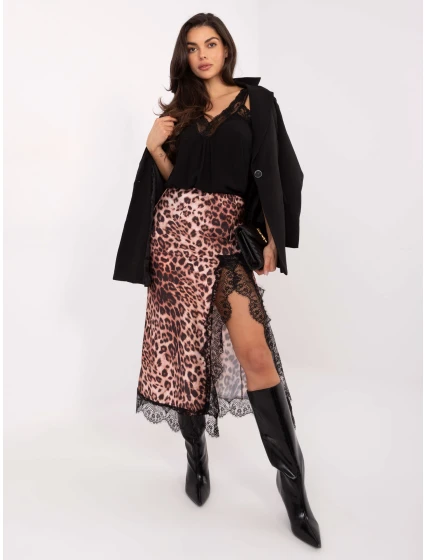 Spódnica MI SD model 21749906 beżowy - FPrice