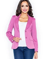 Dámské sako M085 Violet růžová - Figl
