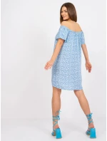 Dámské šaty D73771M30145H světle modré - FPrice Dámské šaty D73771M30145H světle modré - FPrice