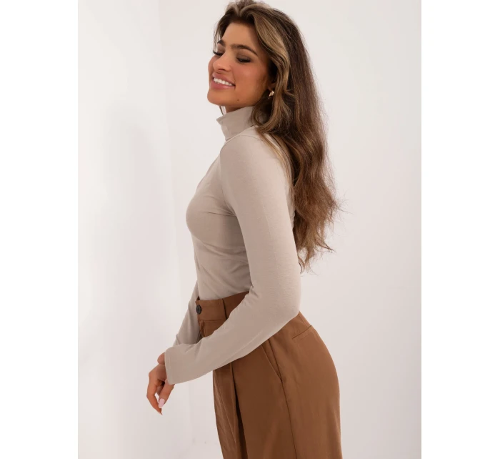 Bluzka model 20280539 ciemny bezowy - FPrice
