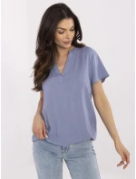 Halenka D73761M11173A šedá modrá Halenka D73761M11173A šedá modrá